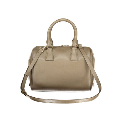 Furla Grüne Lederhandtasche