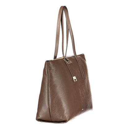Borsa a mano Furla in pelle marrone