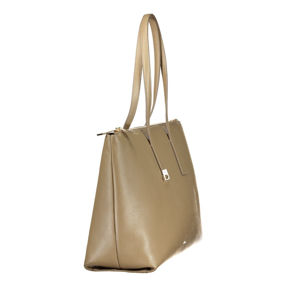 Borsa a mano Furla in pelle verde