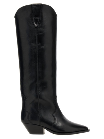 Isabel Marant Denvee Black Western Boots