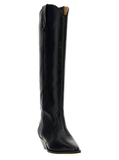 Isabel Marant Denvee Black Western Boots