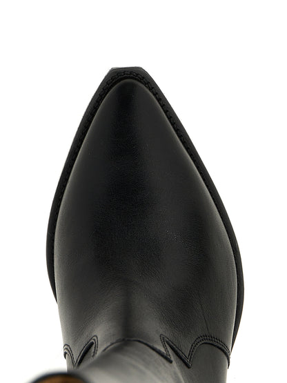 Isabel Marant Denvee Black Western Boots