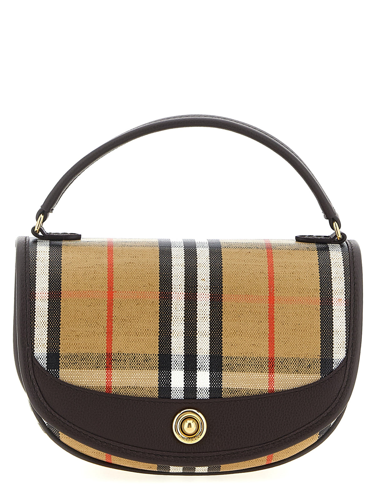 Borsa a tracolla Burberry in cotone multicolore