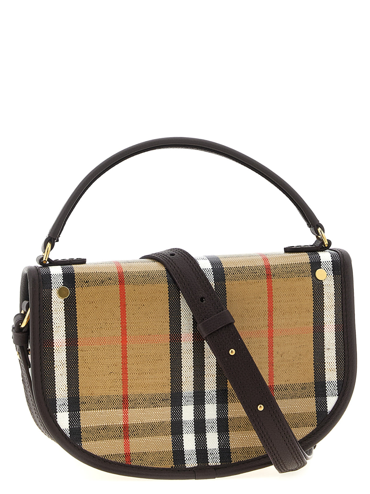 Borsa a tracolla Burberry in cotone multicolore