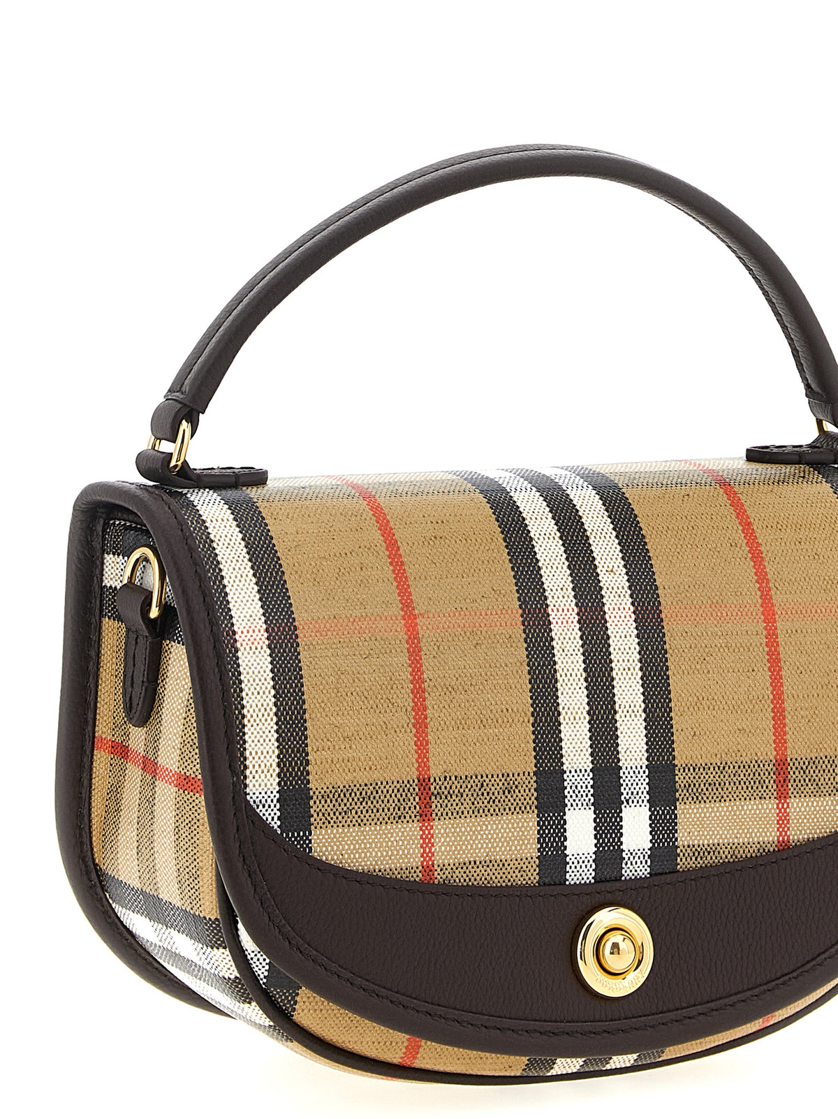 Borsa a tracolla Burberry in cotone multicolore