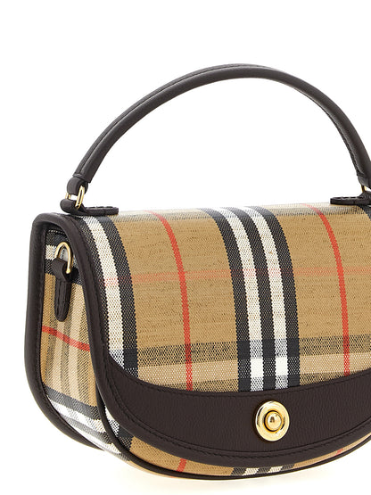 Borsa a tracolla Burberry in cotone multicolore