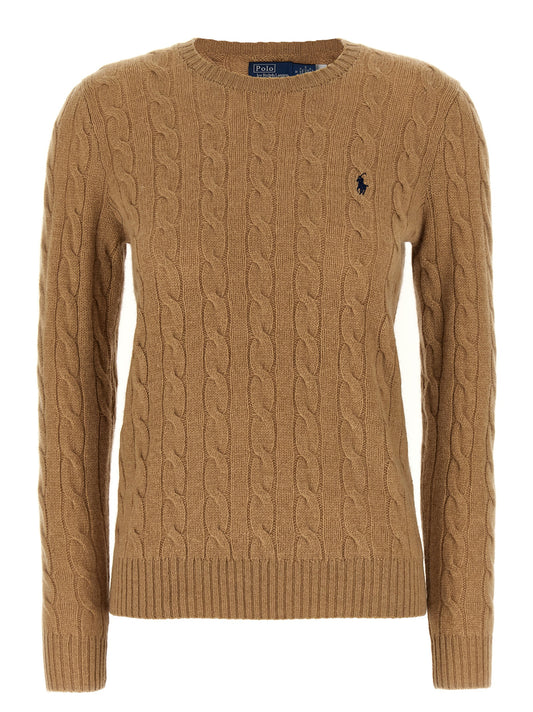 Polo Ralph Lauren Beige Wollstrickjacke