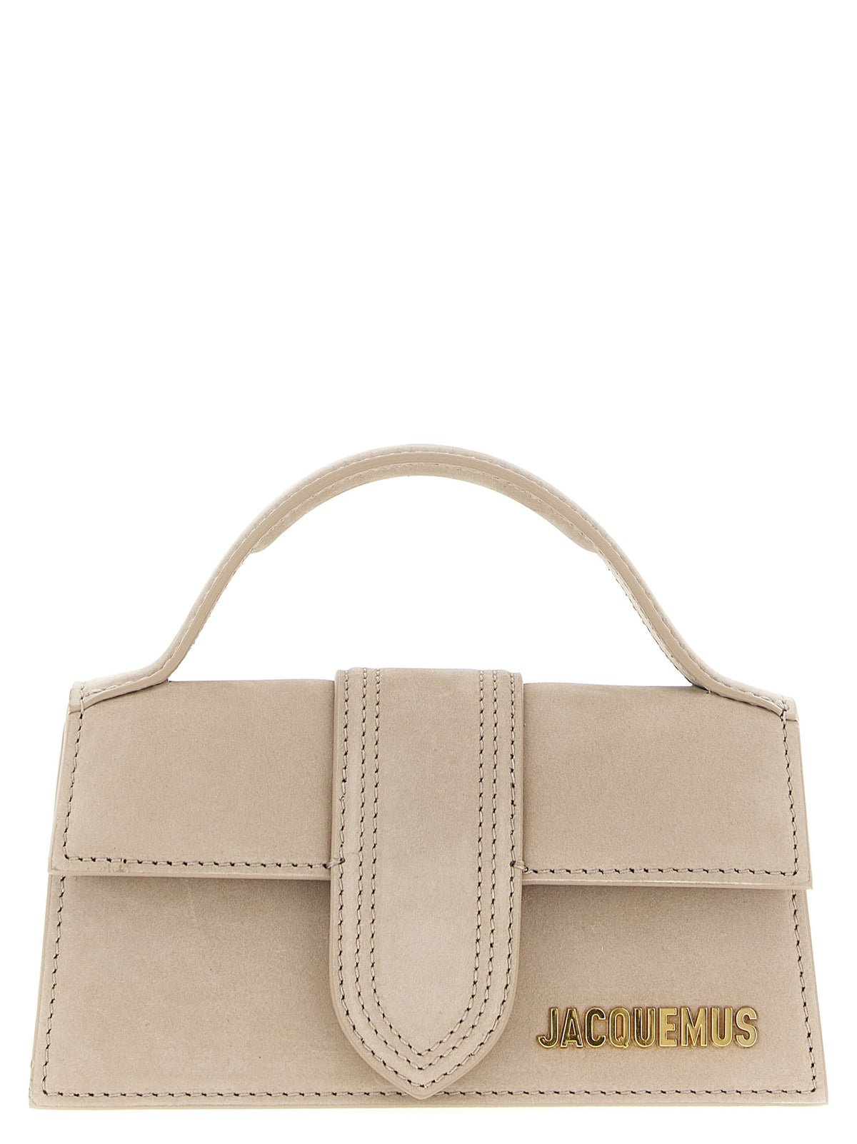 Borsa a mano Jacquemus in pelle di vitello beige