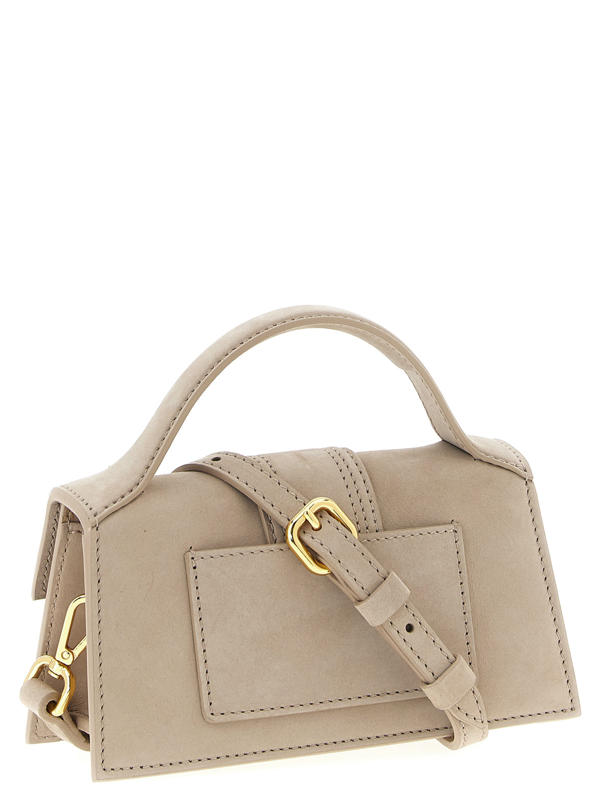 Borsa a mano Jacquemus in pelle di vitello beige