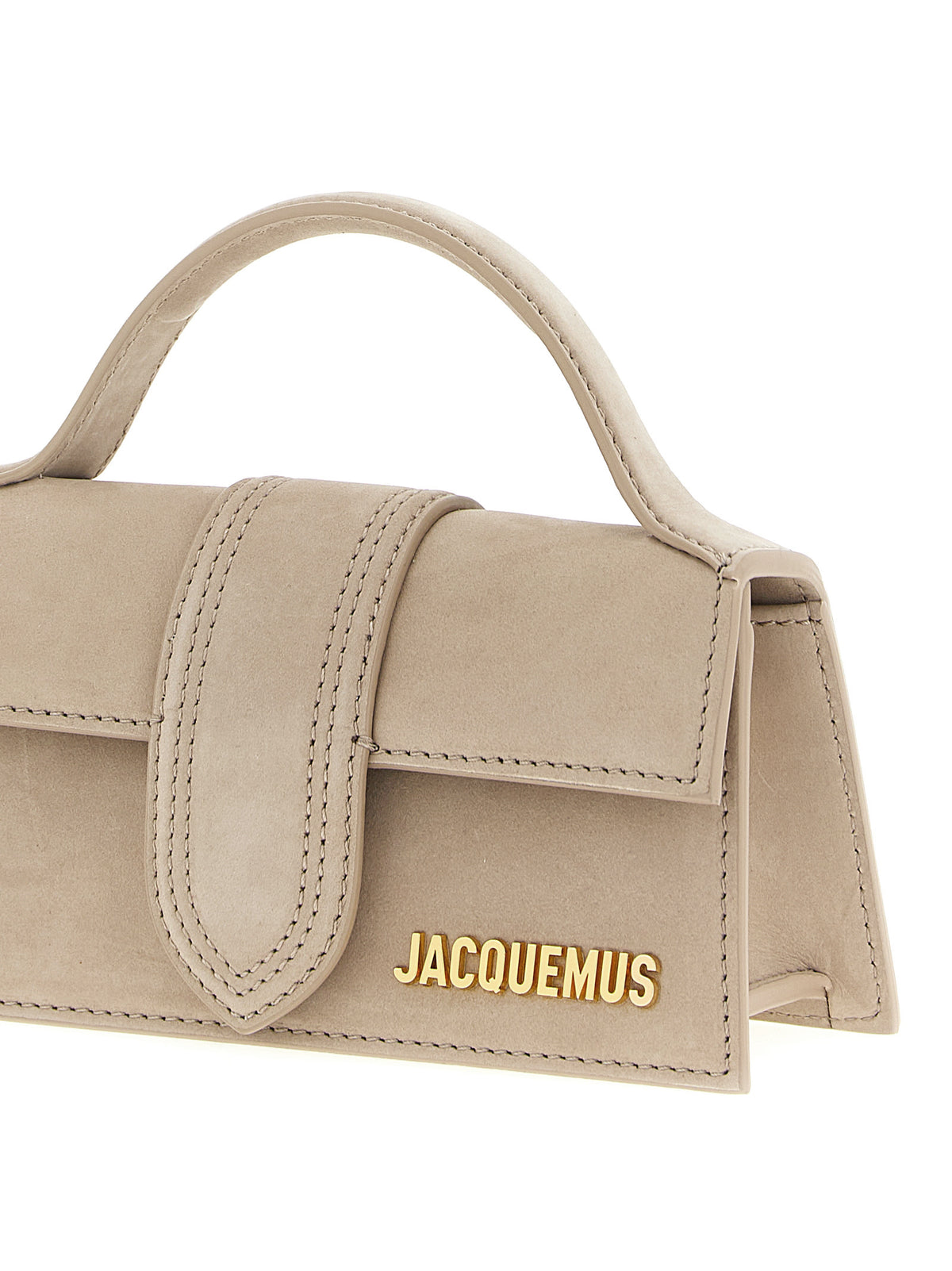 Borsa a mano Jacquemus in pelle di vitello beige