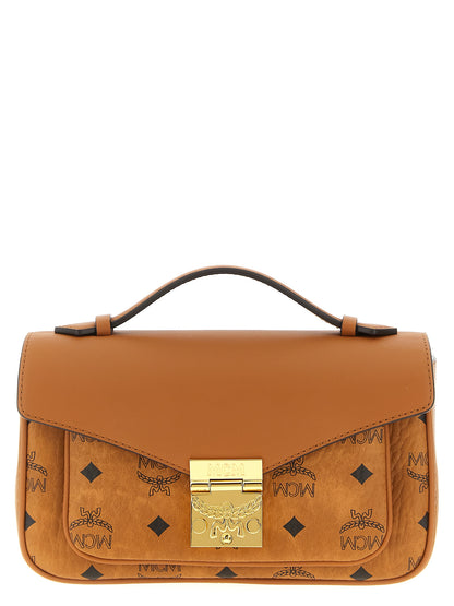 MCM Braune Crossbody-Tasche aus Polyethylen