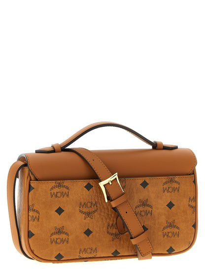 MCM Braune Crossbody-Tasche aus Polyethylen