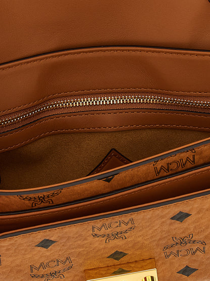 MCM Braune Crossbody-Tasche aus Polyethylen