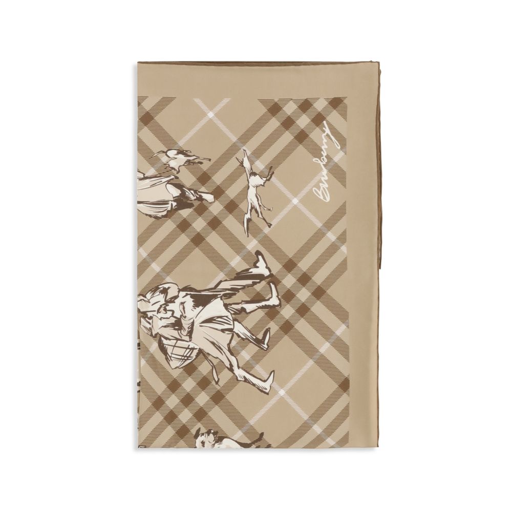 Burberry Beiger Seidenschal
