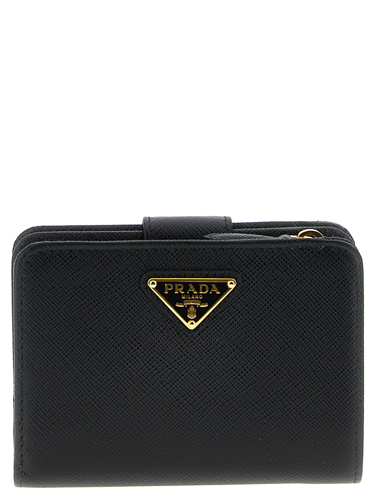 Prada Schwarzes Saffiano-Leder-Kartenetui