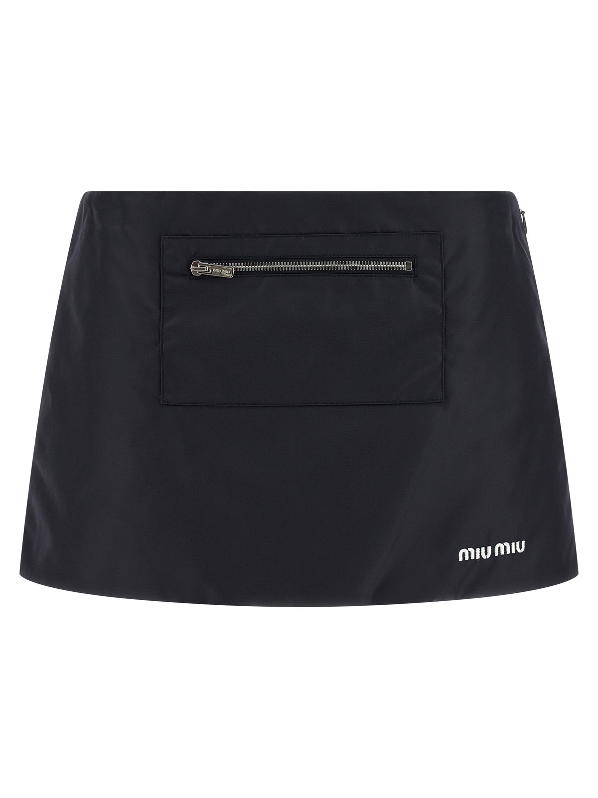 Miu Miu Langer gonna in recyceltem poliammide in blu