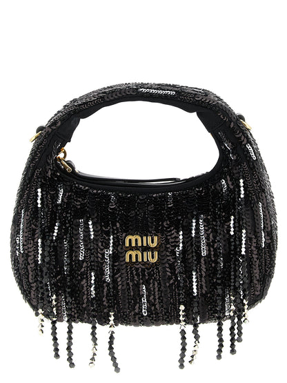 Miu Miu Schwarze Handtasche aus Polyester