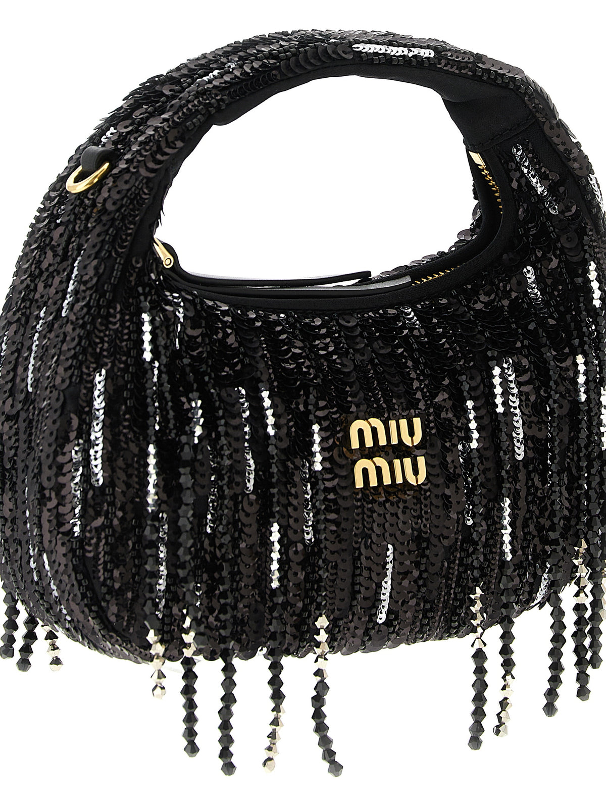 Miu Miu Schwarze Handtasche aus Polyester