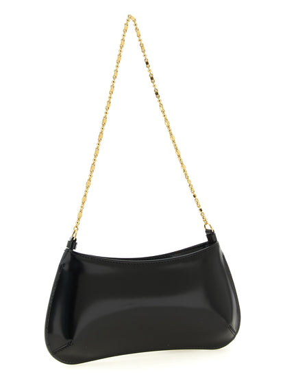 Jacquemus Schwarze Kalbsleder-Schultertasche
