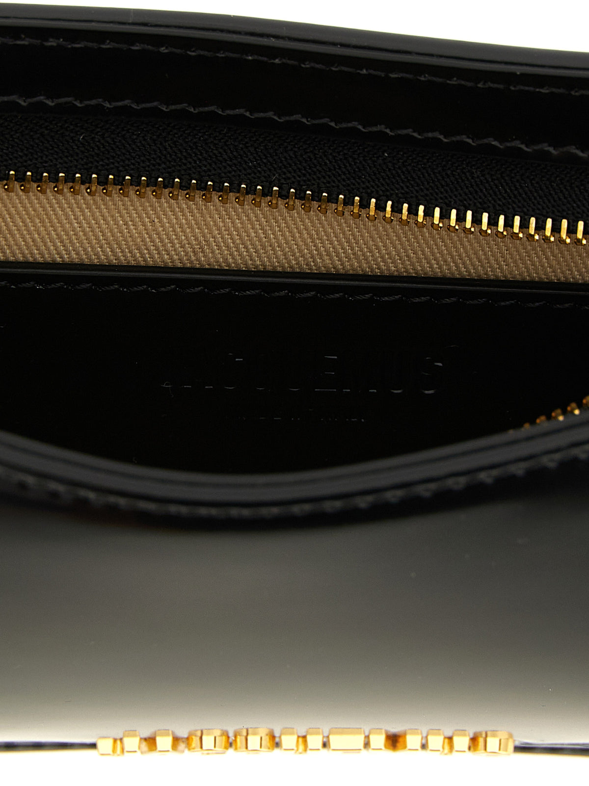 Jacquemus Schwarze Kalbsleder-Schultertasche