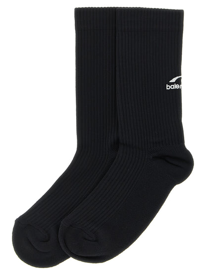Calze Balenciaga in poliammide nere