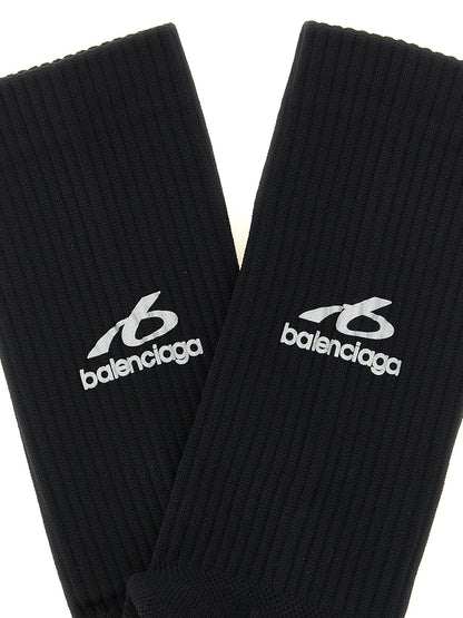 Calze Balenciaga in poliammide nere