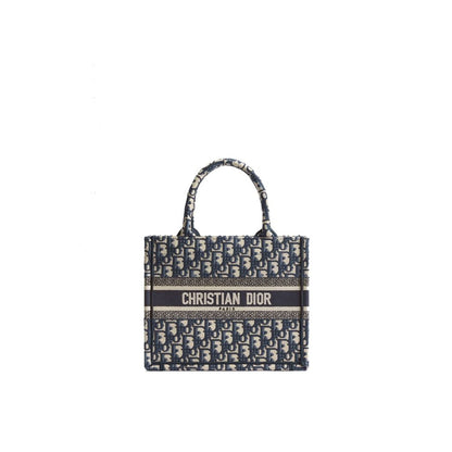 Borsa Dior in cotone blu