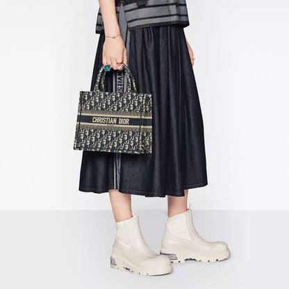 Borsa Dior in cotone blu