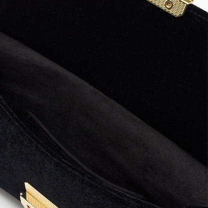 Emporio Armani Schwarze Clutch aus Polyester