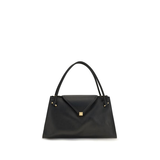 Borsa a tracolla Versace in pelle di vitello nera