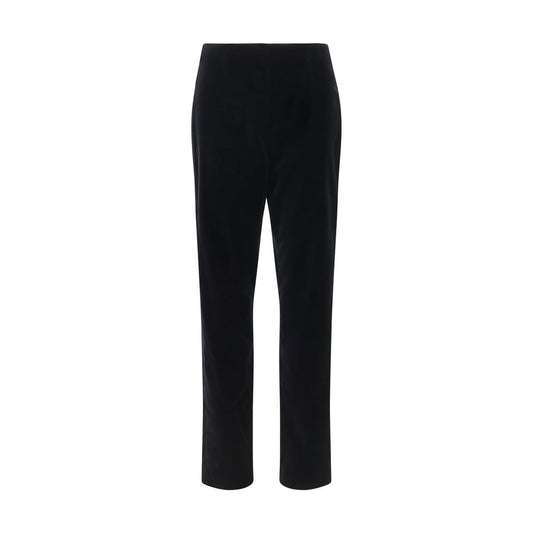 Khaite Schwarze Baumwoll-Freizeithose