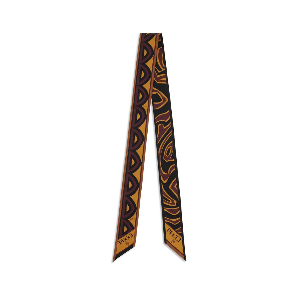 Sciarpa in seta multicolore Emilio Pucci