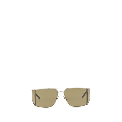 Saint Laurent Sonnenbrille aus silbernem Metall