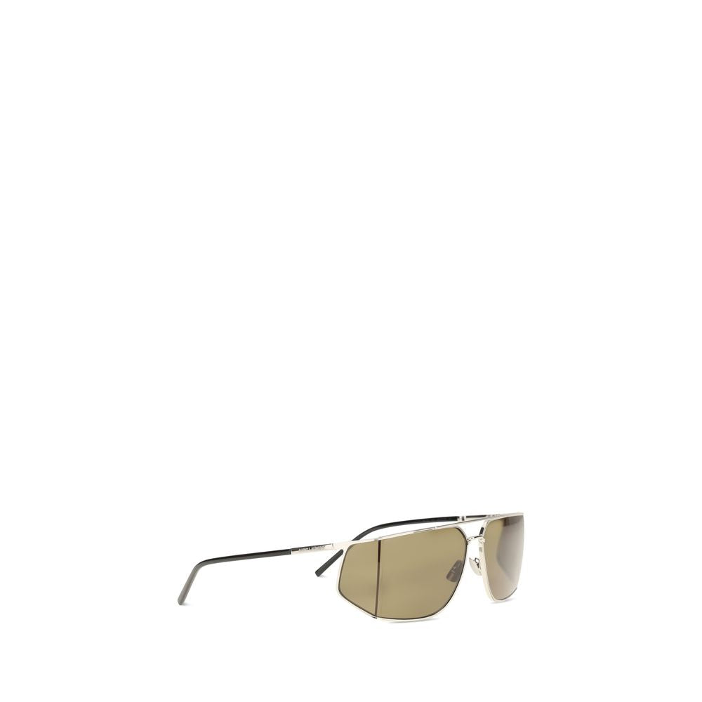 Saint Laurent Sonnenbrille aus silbernem Metall