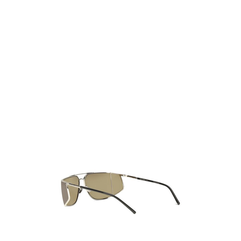 Saint Laurent Sonnenbrille aus silbernem Metall