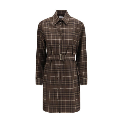 Burberry Brown Casual Cotton Dress