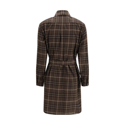 Burberry Brown Casual Cotton Dress
