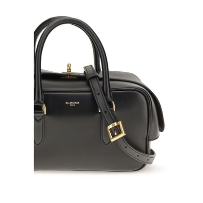 Balenciaga Schwarze Lammleder-Schultertasche