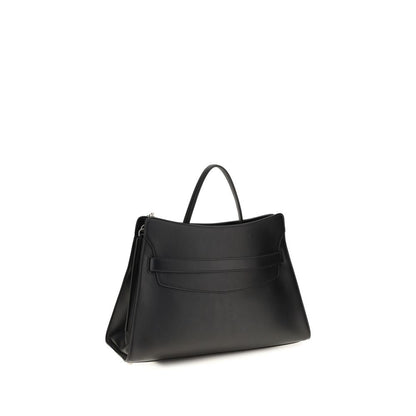 Alexander McQueen Schwarze Kalbsleder Schultertasche