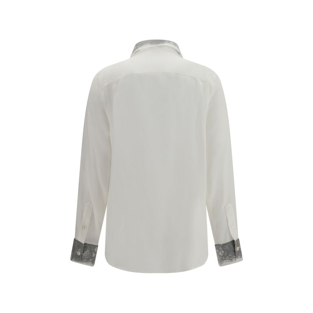 Alexander McQueen White Silk Shirt