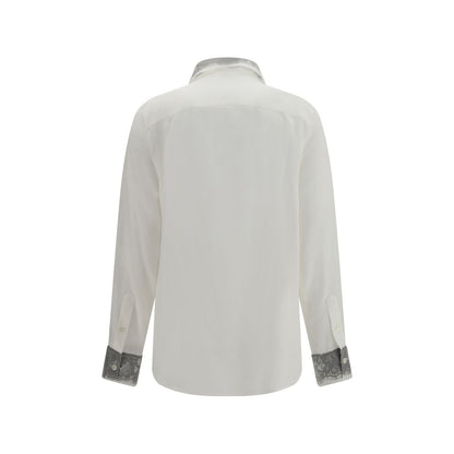 Alexander McQueen White Silk Shirt