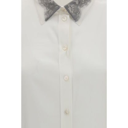 Alexander McQueen White Silk Shirt