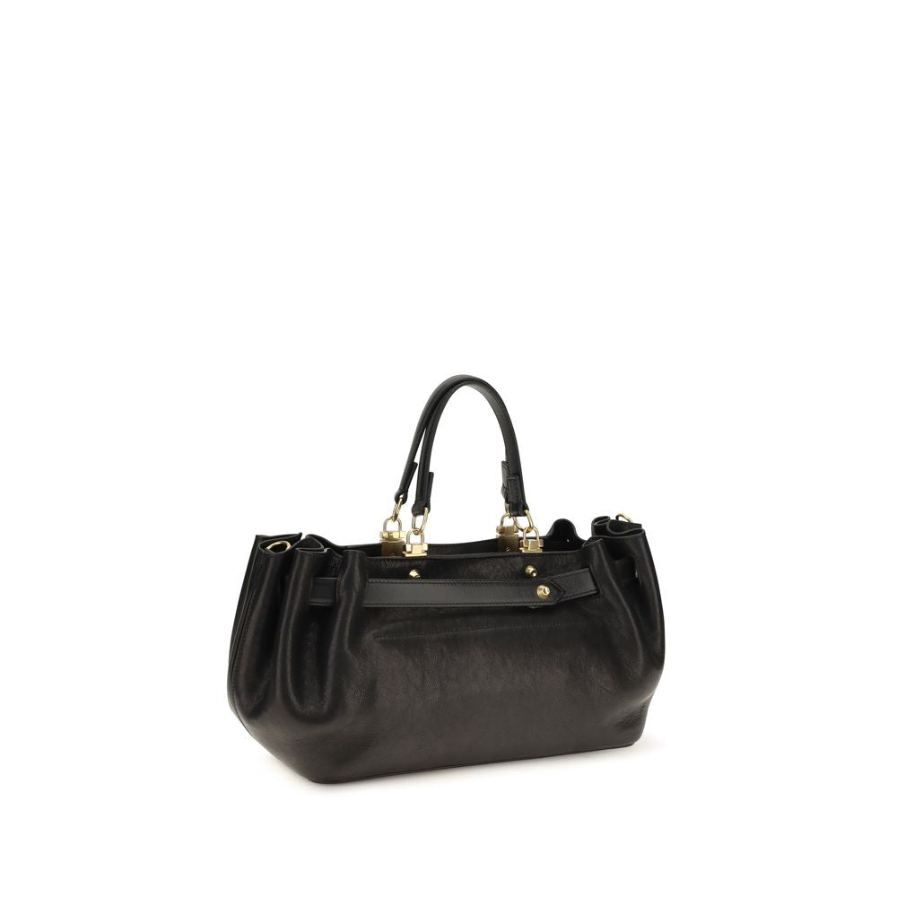 Balenciaga Black Calfskin Shoulder Bag