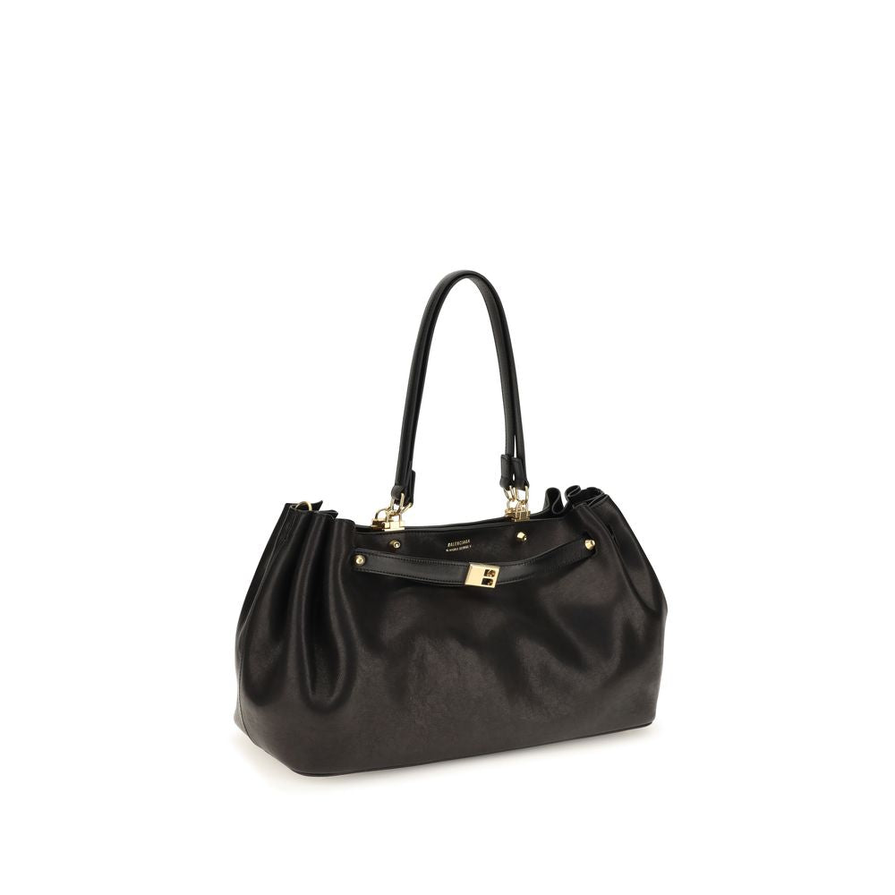 Borsa a tracolla Balenciaga in pelle di vitello nera