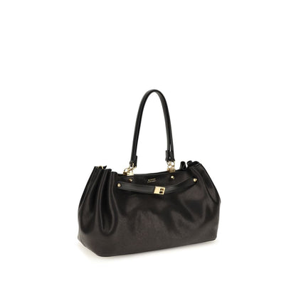 Borsa a tracolla Balenciaga in pelle di vitello nera