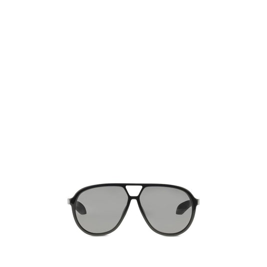 Occhiali da sole Alexander McQueen in acetato nero