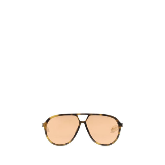 Occhiali da sole Alexander McQueen in acetato marrone