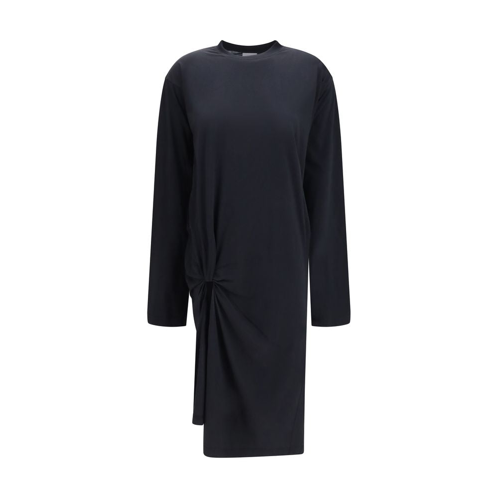 Abito casual in cotone nero Balenciaga