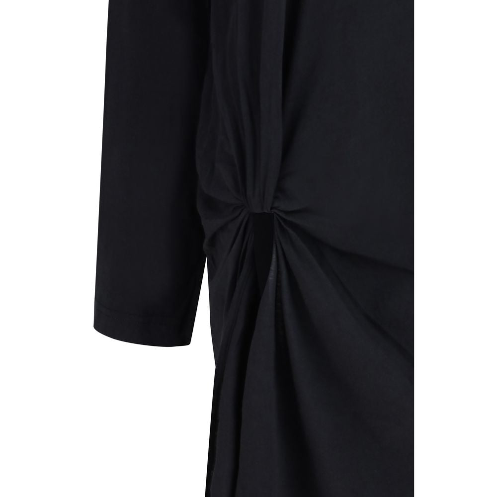 Abito casual in cotone nero Balenciaga