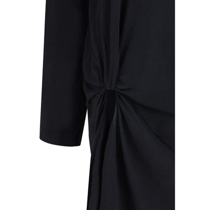 Abito casual in cotone nero Balenciaga